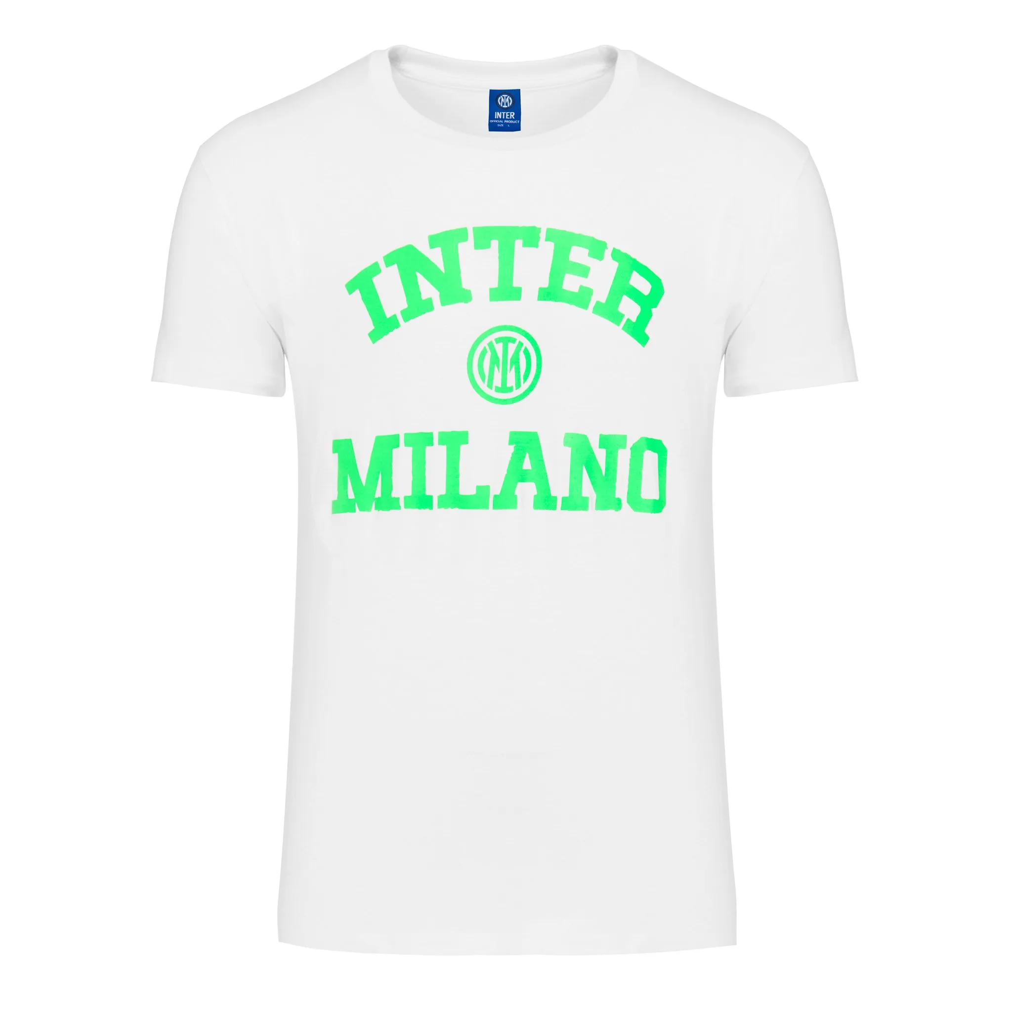 IM CAMISETA COLLEGE BLANCO FLUO