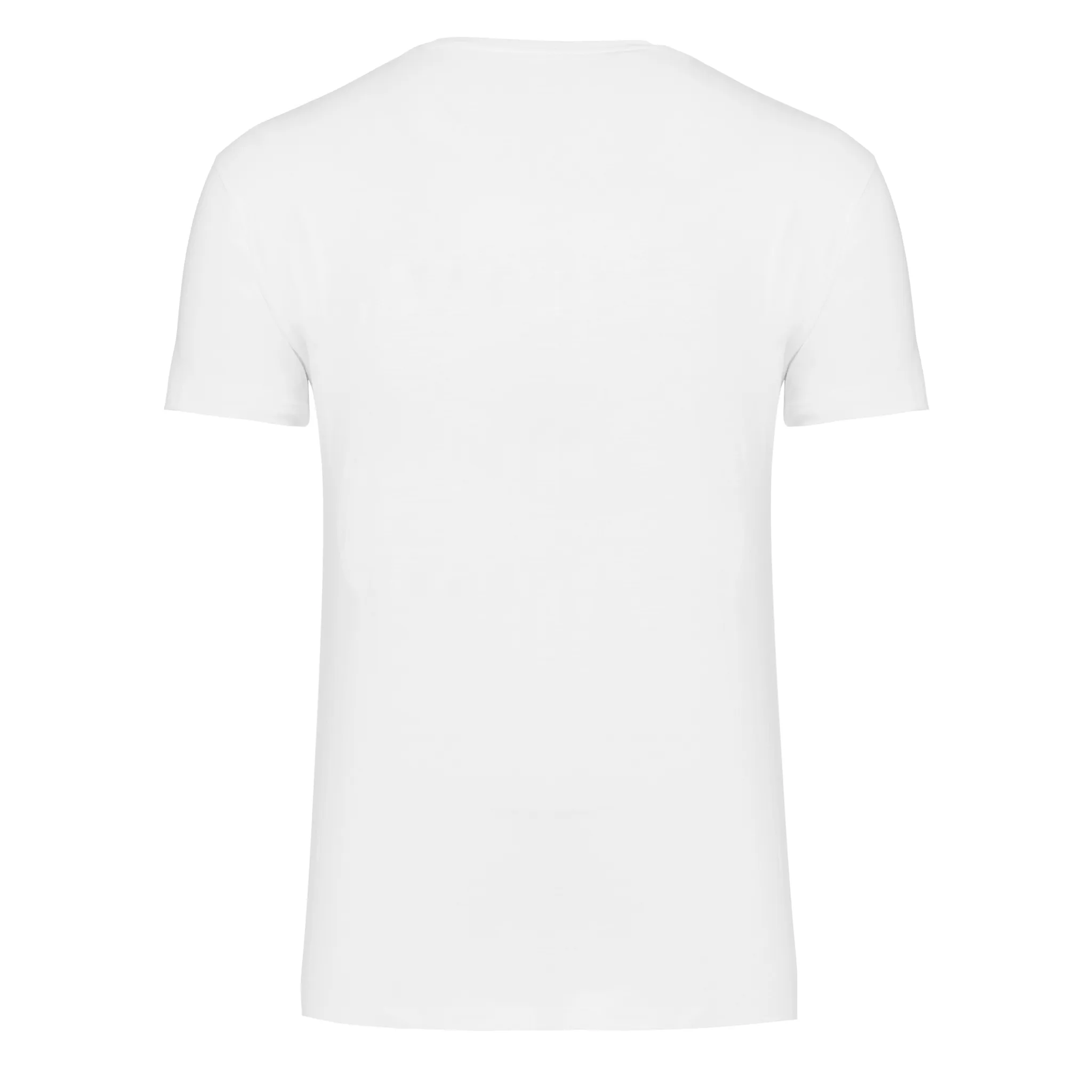 IM CAMISETA COLLEGE BLANCO FLUO