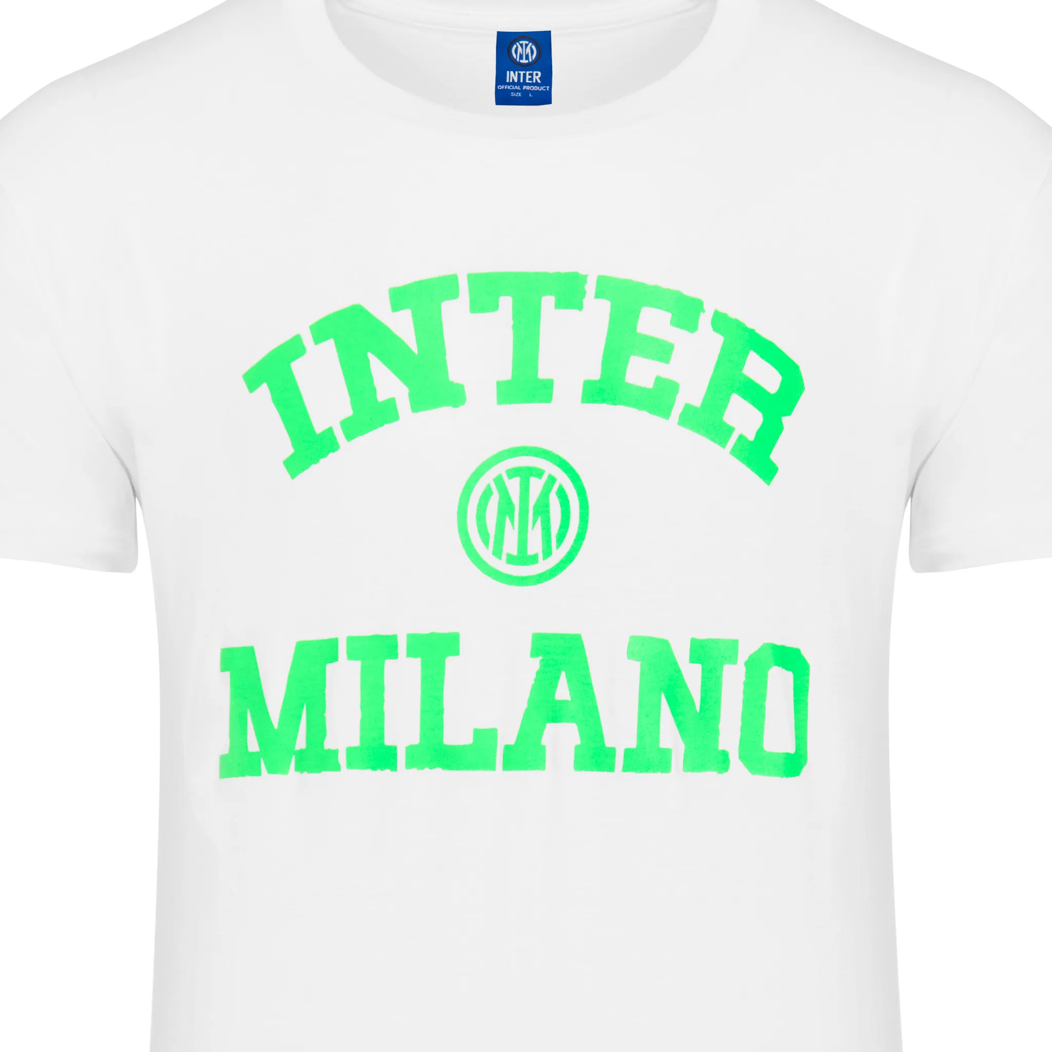 IM CAMISETA COLLEGE BLANCO FLUO