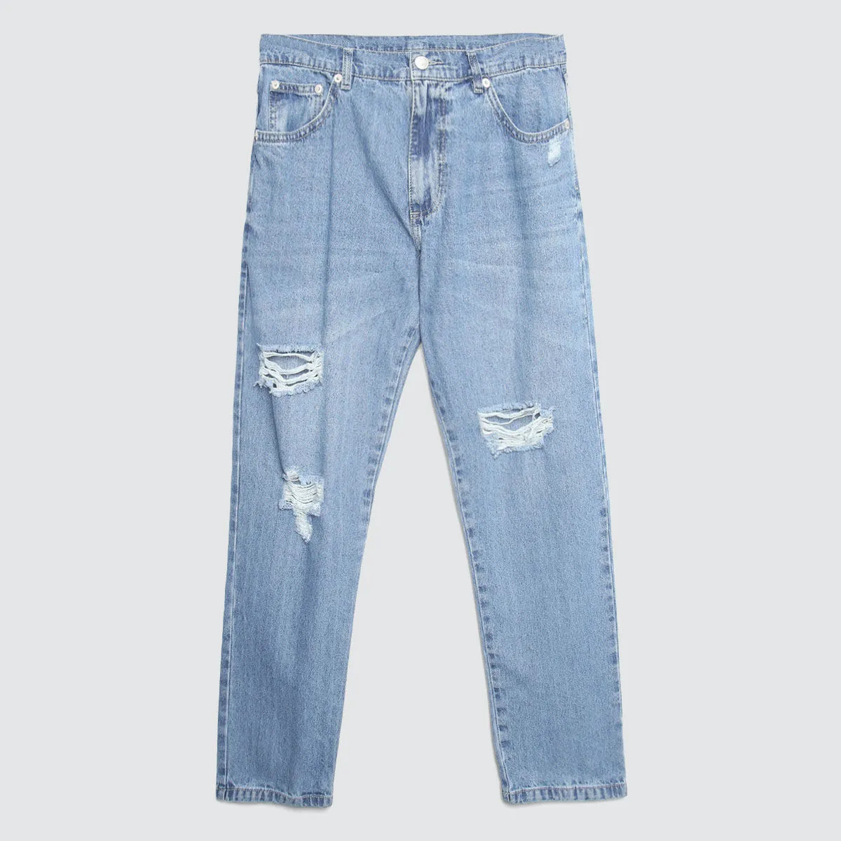 Jean Para Hombre Regular Azul Medio