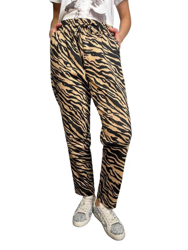 LALALOU Pantalón Animal Print