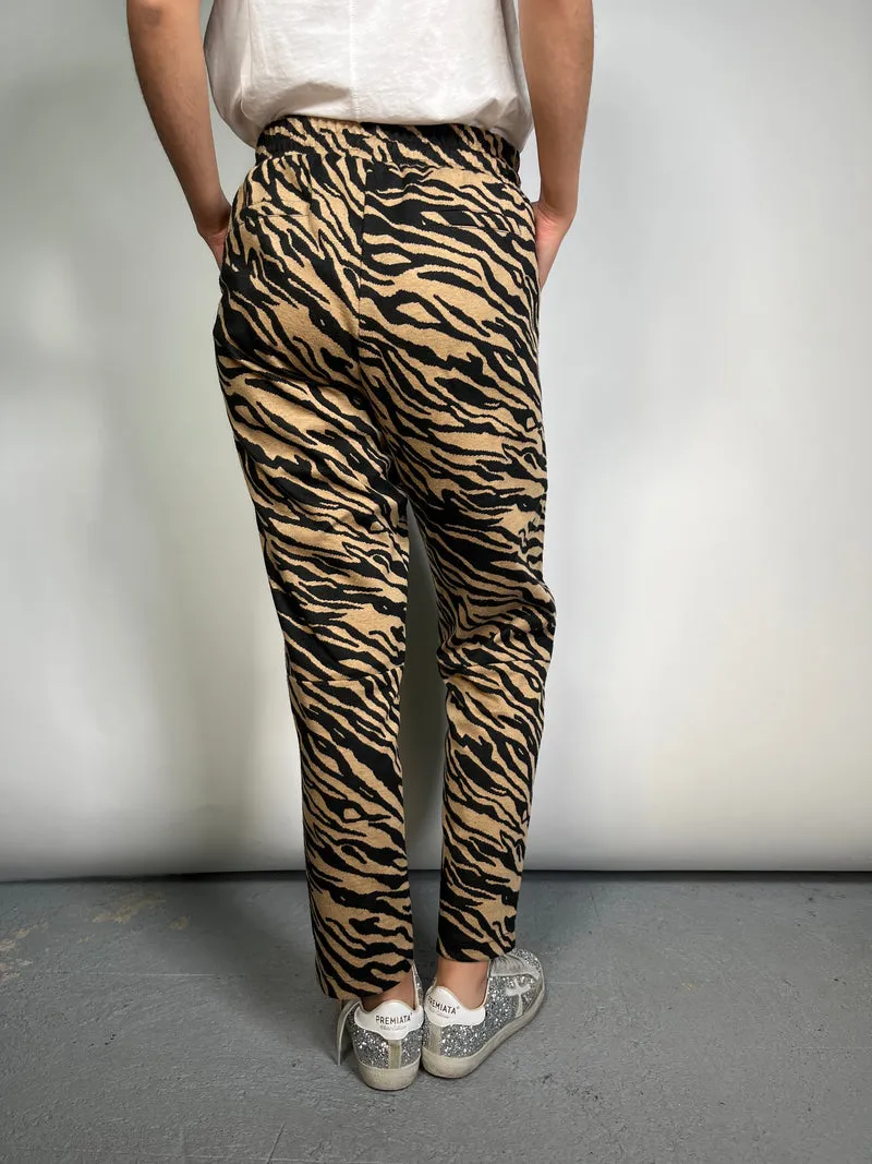 LALALOU Pantalón Animal Print