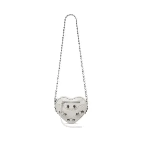 Minibolso Le Cagole Heart  para Mujer en Blanco Óptico