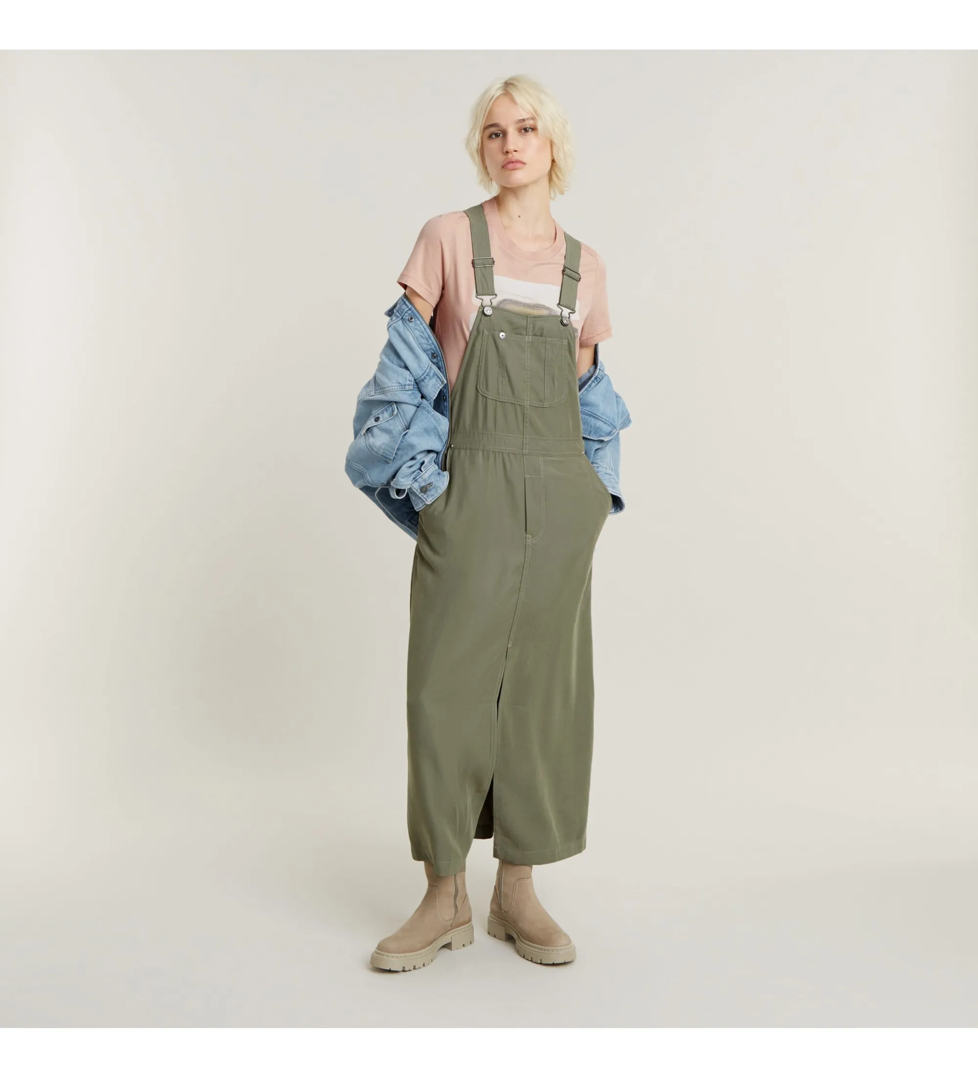 Mono Dungaree verde