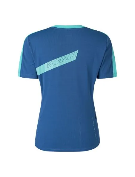 MONTURA Camiseta Way Mujer Deep Blue/Care Blue