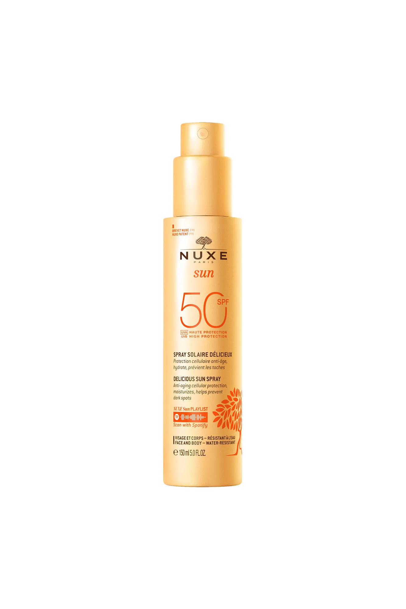 Nuxe Sun Spray Solar Delicioso Protección para Rostro y Cuerpo SPF 50