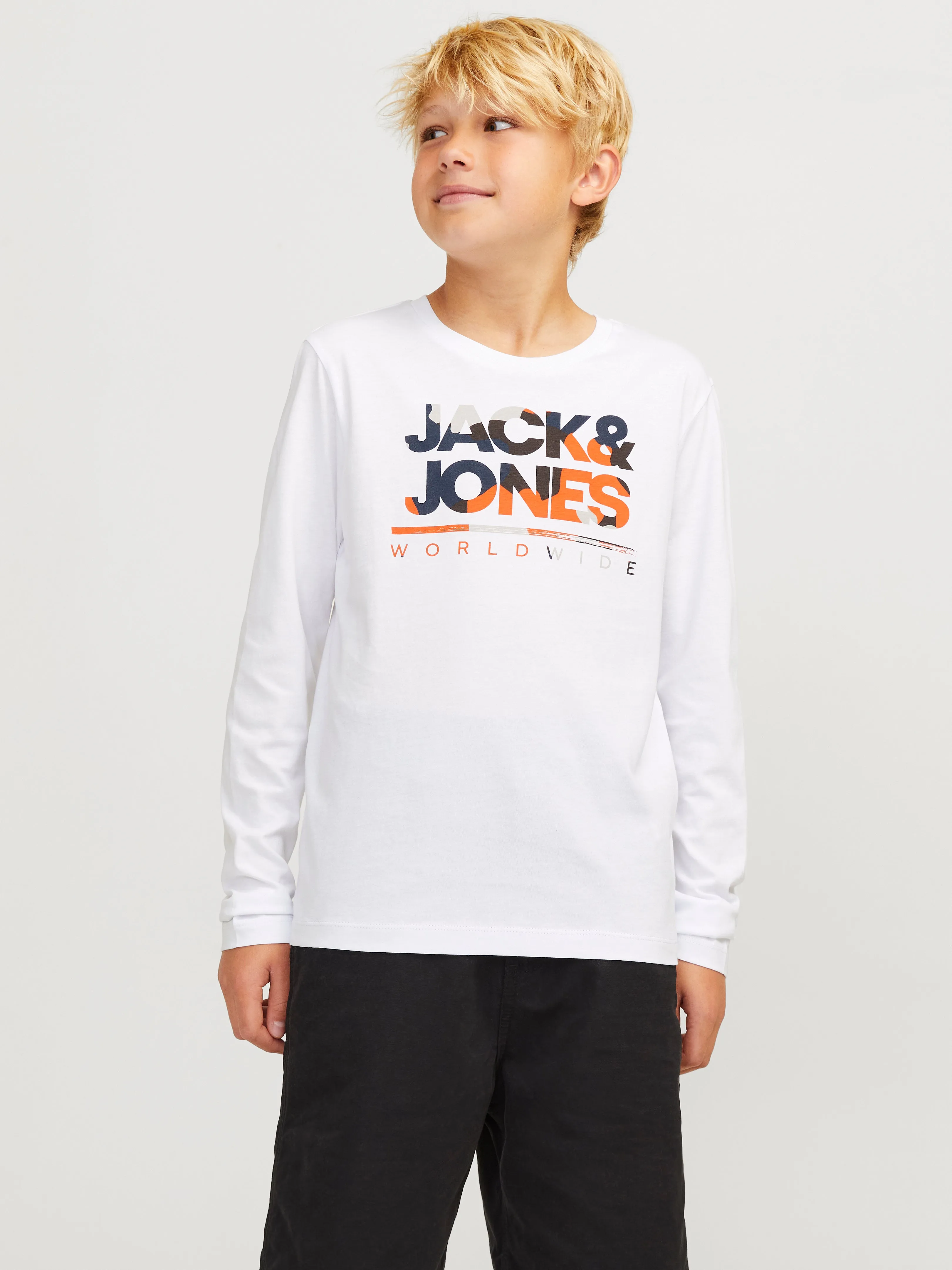 Paquete de 2 Logotipo Camiseta | Blanco | Jack & Jones®