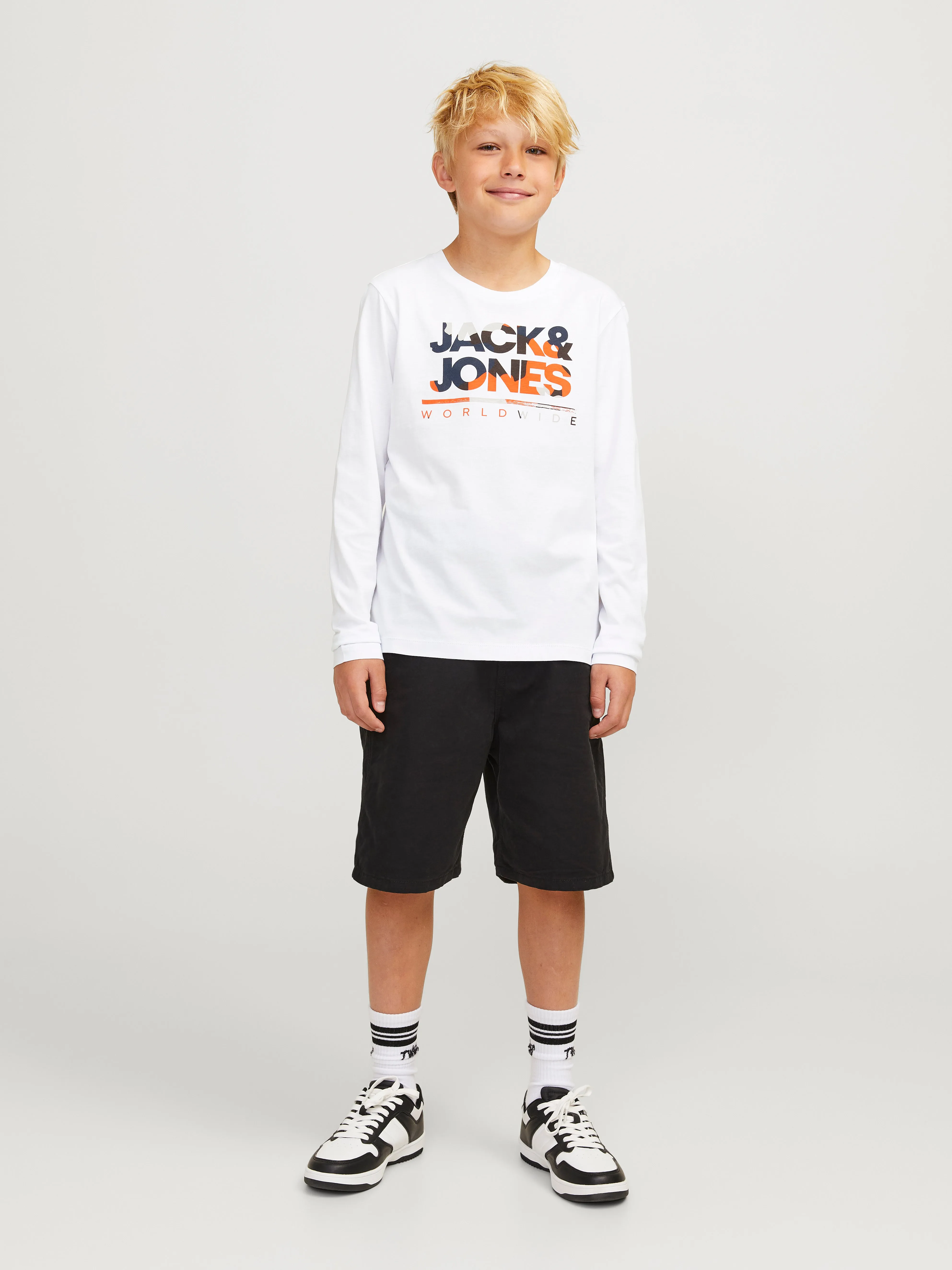 Paquete de 2 Logotipo Camiseta | Blanco | Jack & Jones®