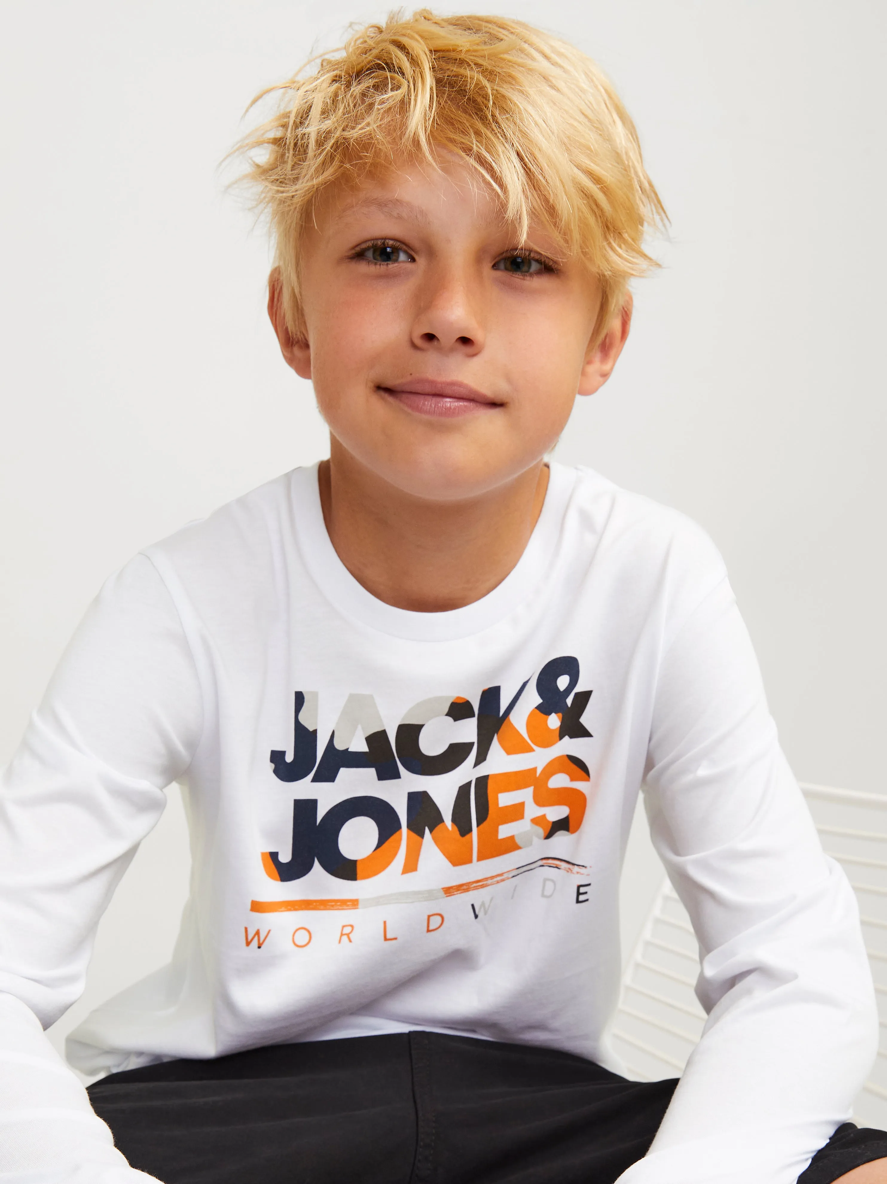 Paquete de 2 Logotipo Camiseta | Blanco | Jack & Jones®