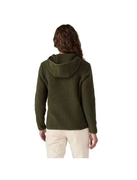 PATAGONIA Suéter Retro Pile Fleece Mujer Pine Needle Green