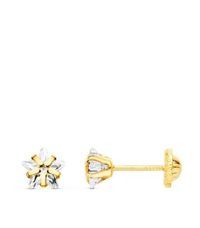 Pendientes Bebé Oro 18K Emily Circonita 5mm