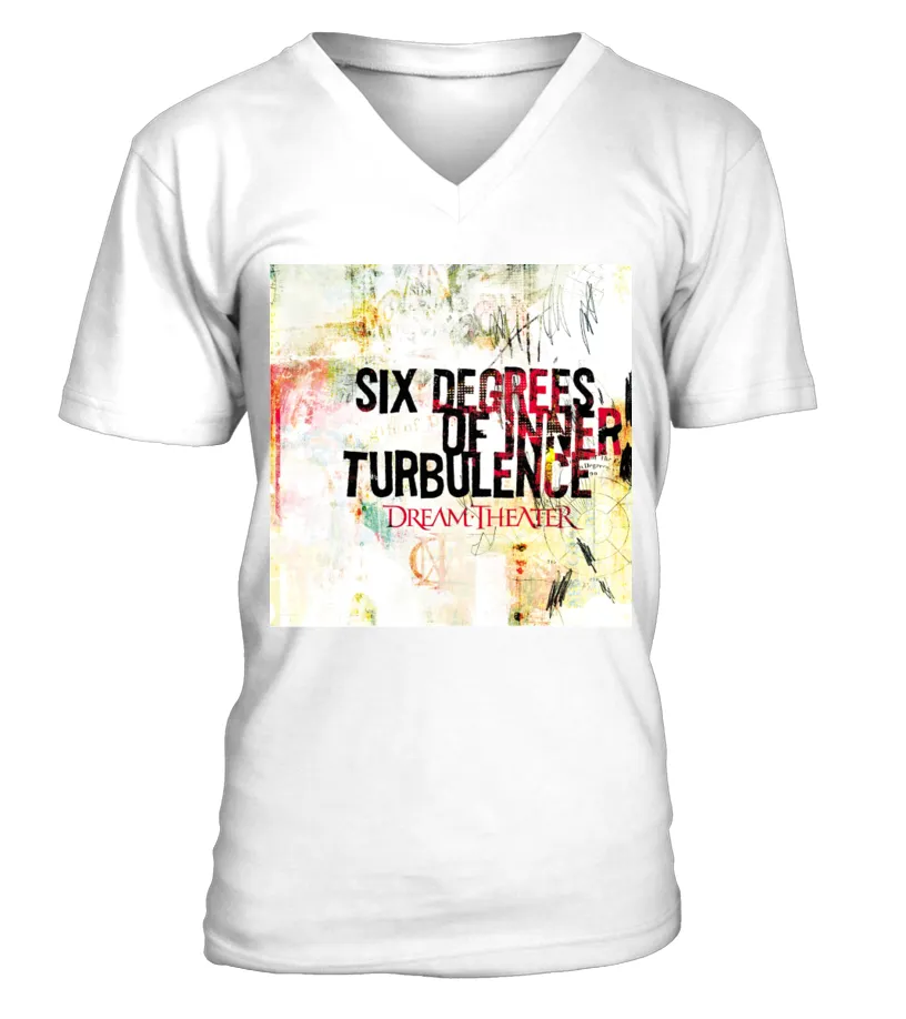 PGSR-WT. Dream Theater - Six Degrees of Inner Turbulence (2002) Camiseta cuello en V Unisex