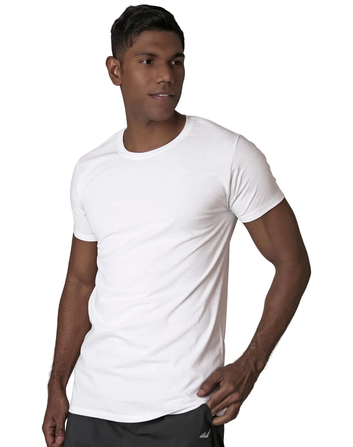 Playera Hombre Básico Blanco Optima 56504247