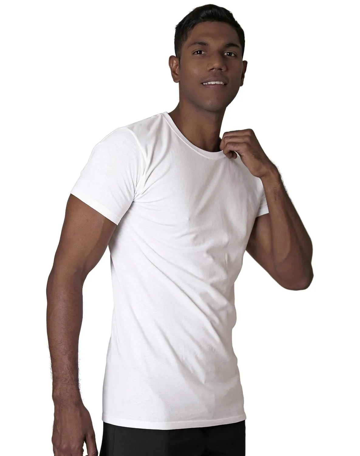 Playera Hombre Básico Blanco Optima 56504247