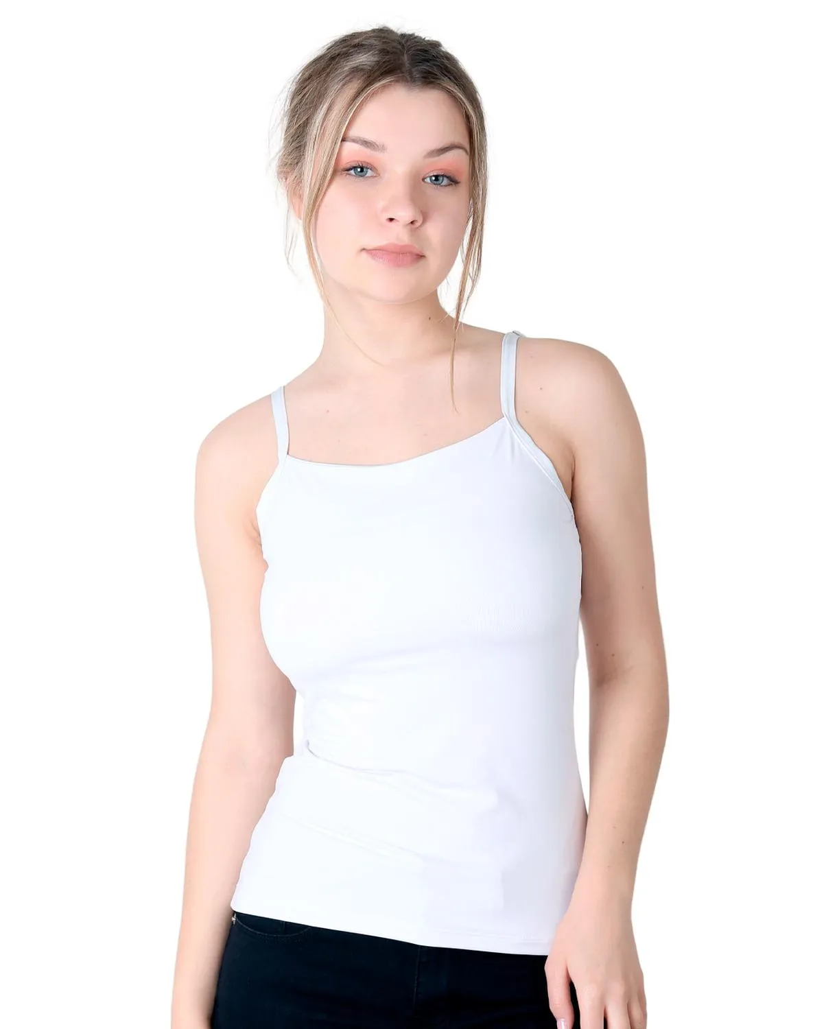 Playera Mujer Básico Top Blanco Carnival 68304813