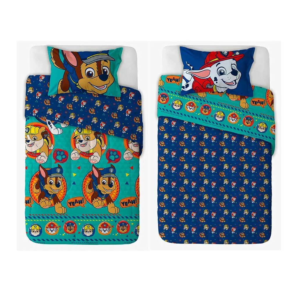 Plumón Infantil Paw Patrol 1,5 Plazas Triángu Niño