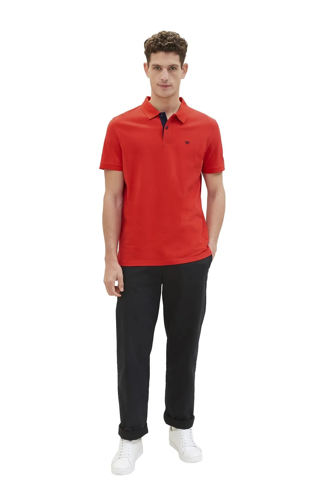 POLO HOMBRE TOM TAILOR ROJO