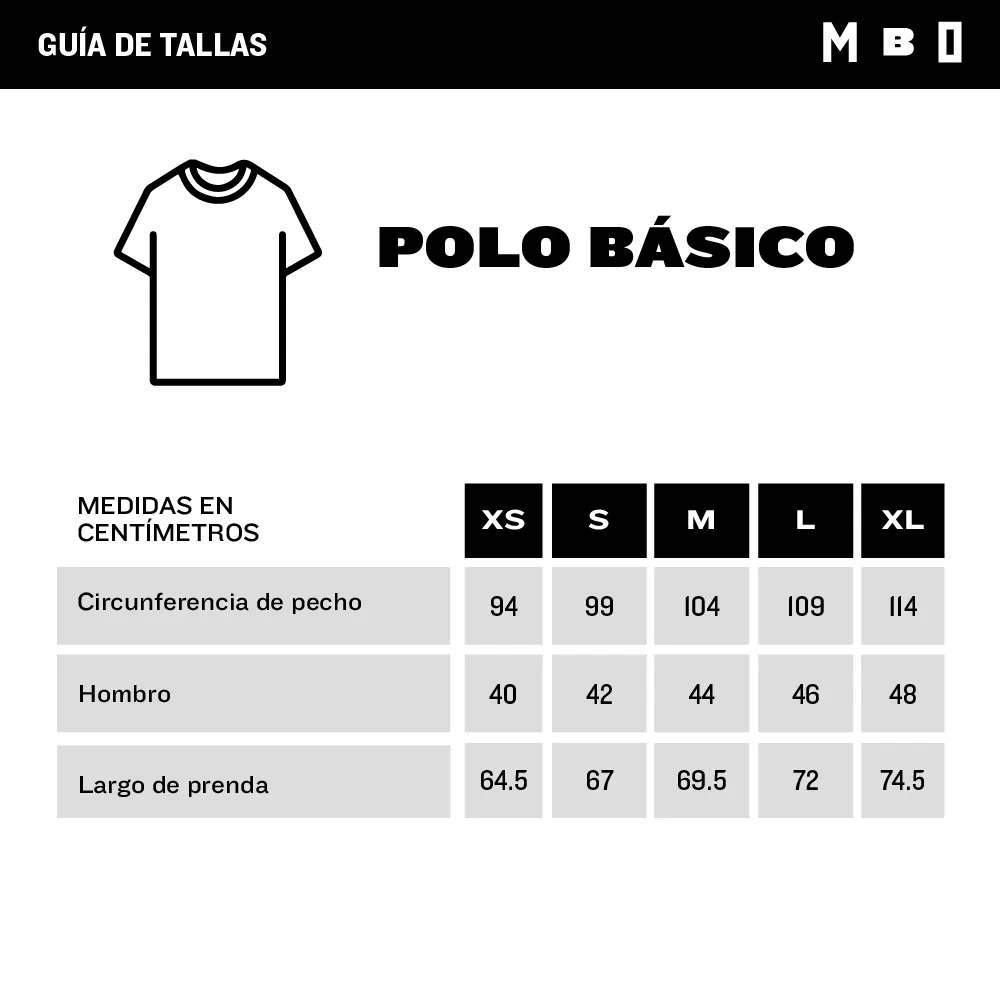 POLO MANGA CORTA BASICO CUELLO V PV23 BLANCO