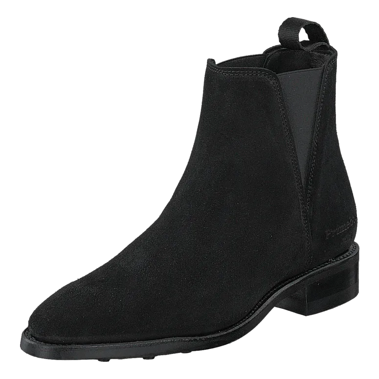 PrimeBoots zapatos Savannah Low Afelpado Black Elastic