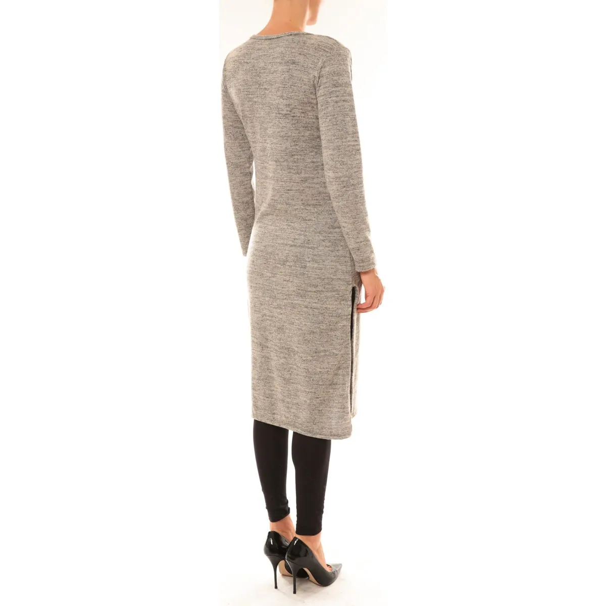 Robe Plume Gris