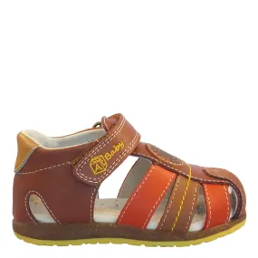 Sandalia Niño Cuero Marrón 1ss7719