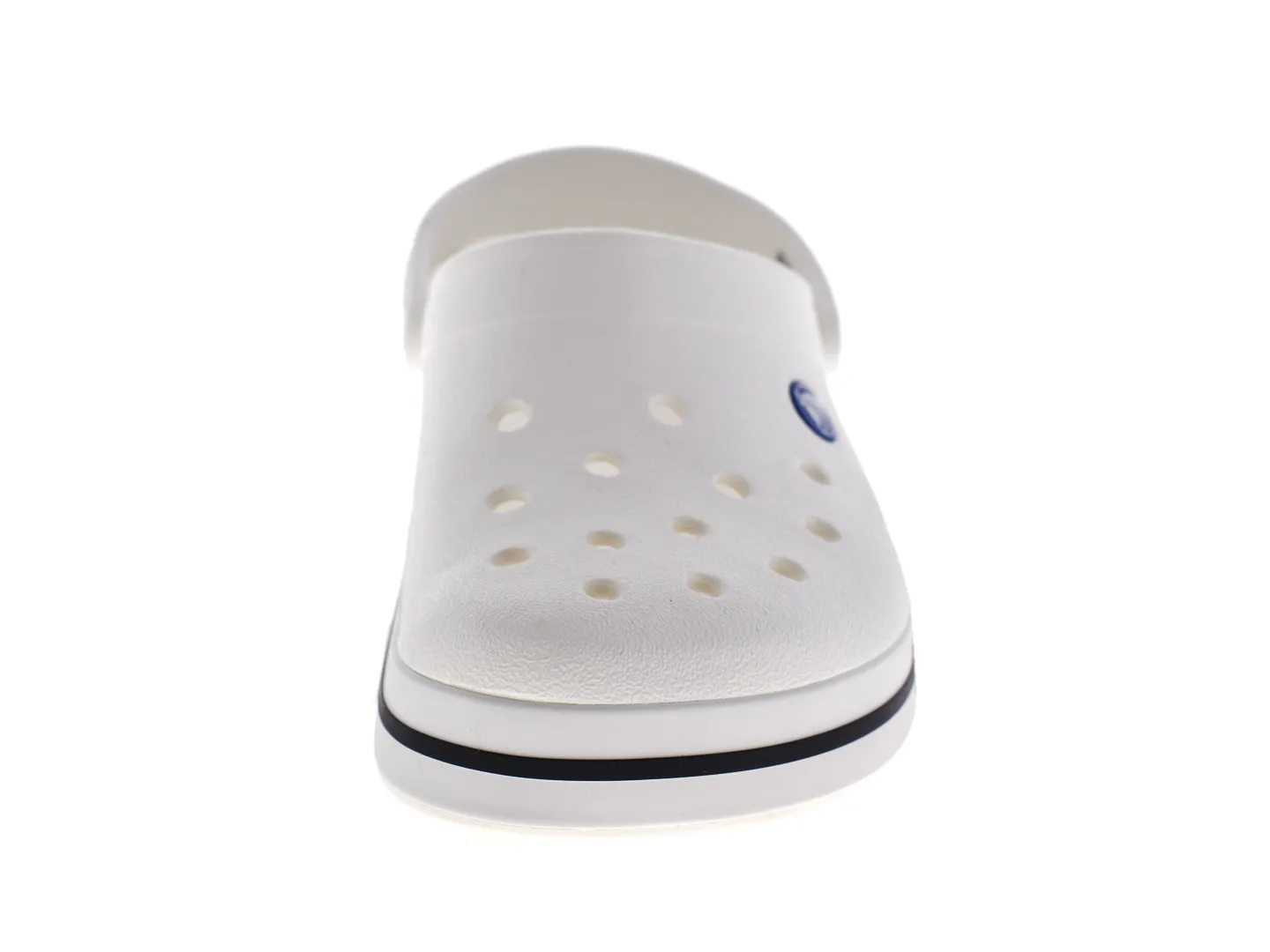 Sandalias Crocs Crocband Blanco Para Hombre