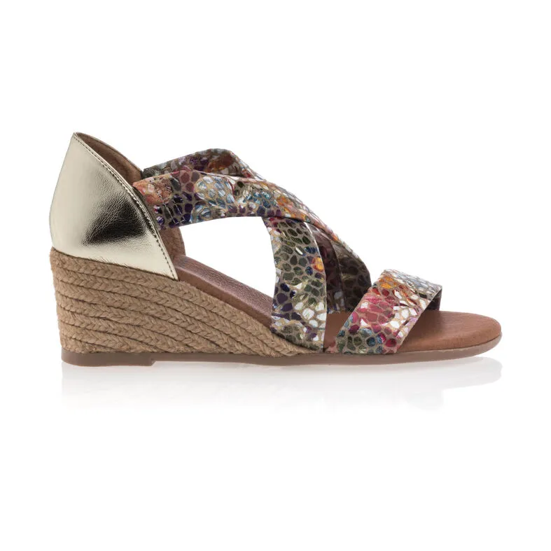 Sandalias mujer multicolor