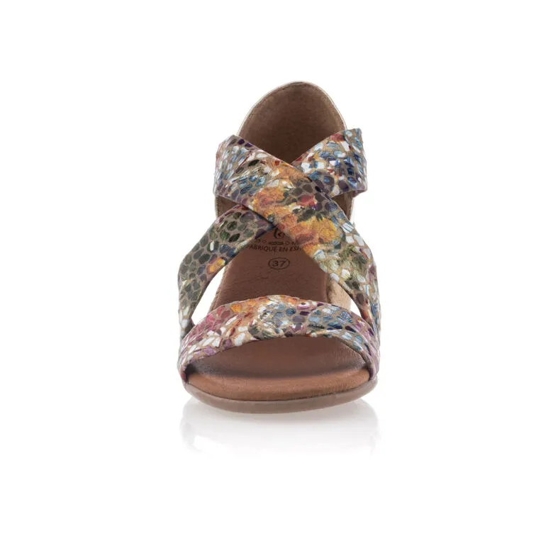 Sandalias mujer multicolor