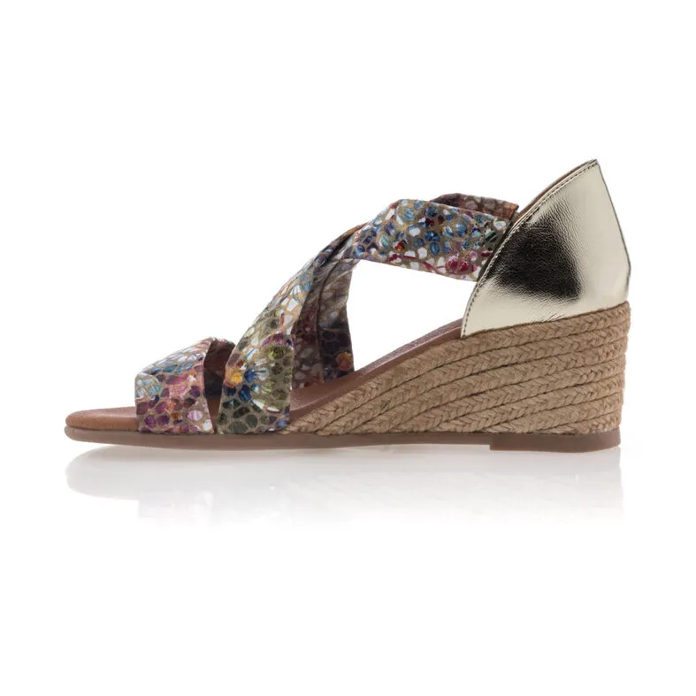 Sandalias mujer multicolor