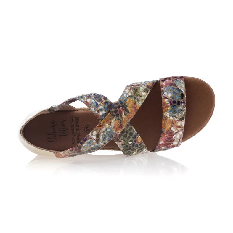 Sandalias mujer multicolor