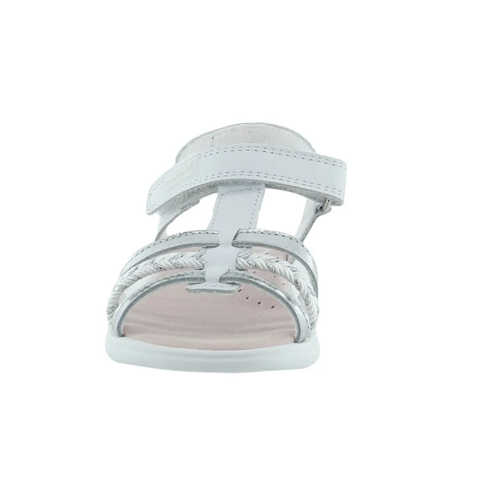 Sandalias Pablosky 011600 Blanco-Plata