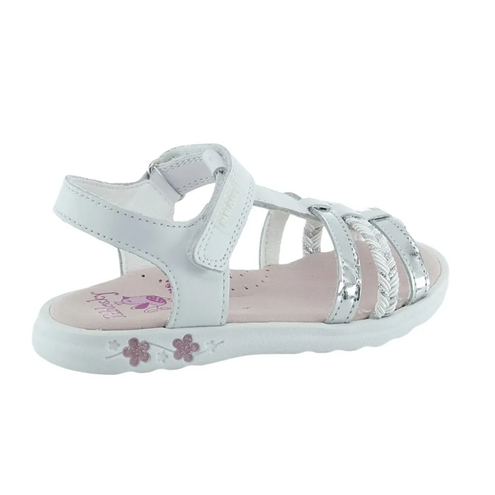 Sandalias Pablosky 011600 Blanco-Plata