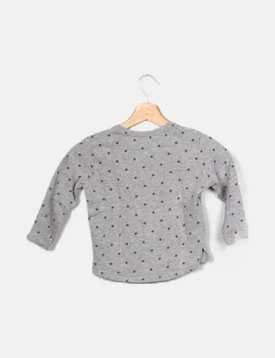 Sfera Camiseta gris estampada