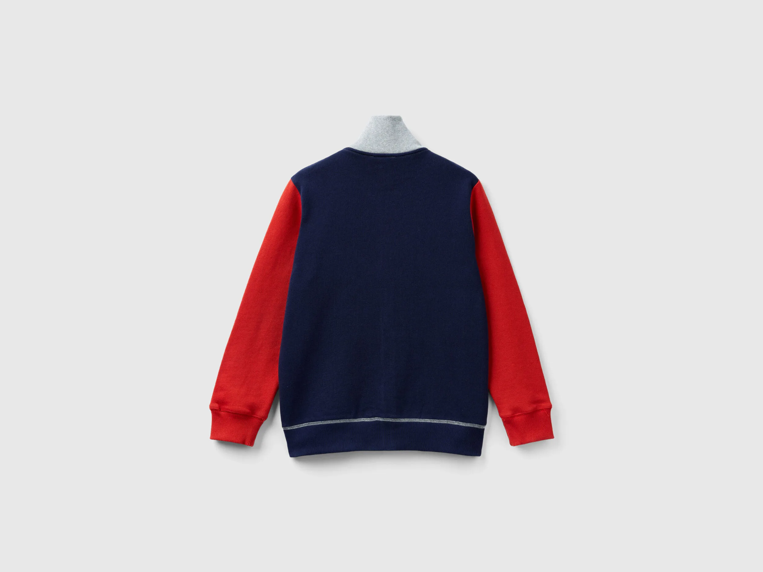 Sudadera de 100 % algodón con cremallera