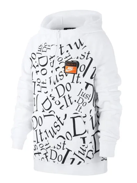 sudadera nike sportswear blanco niño