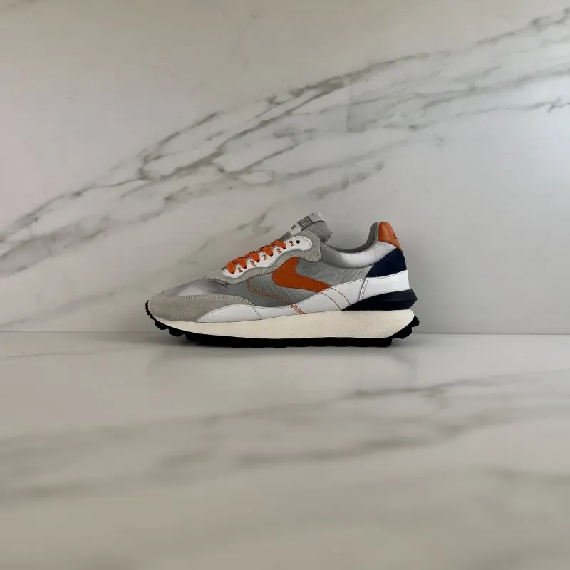 SUPER SNEAKER gris naranja