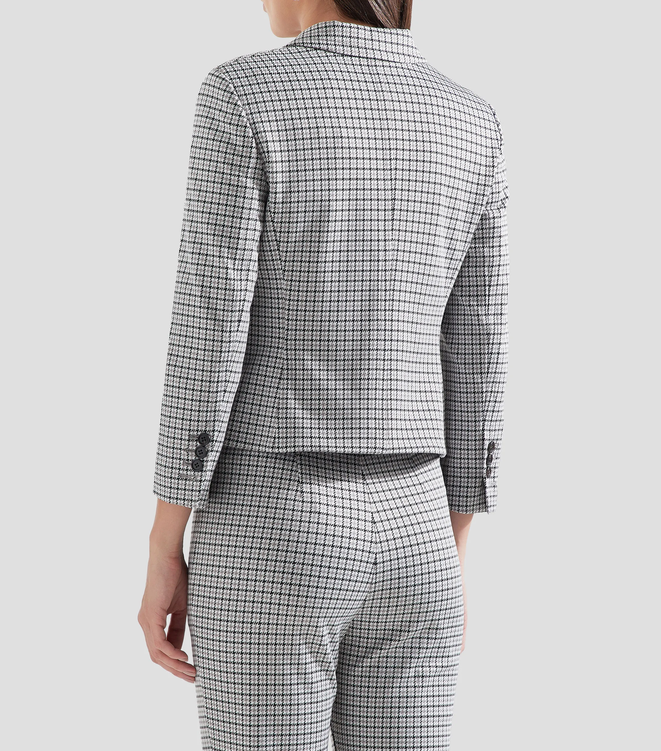 Theory Blazer a Cuadros Mujer