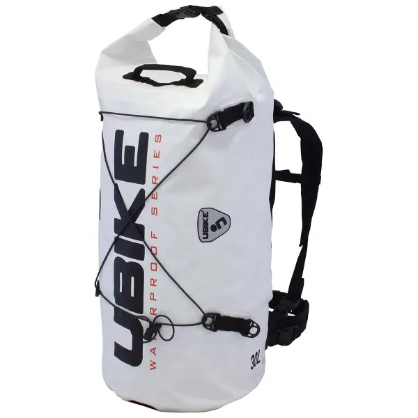 UBIKE Cylinder Bag 30 L Blanco Negro 