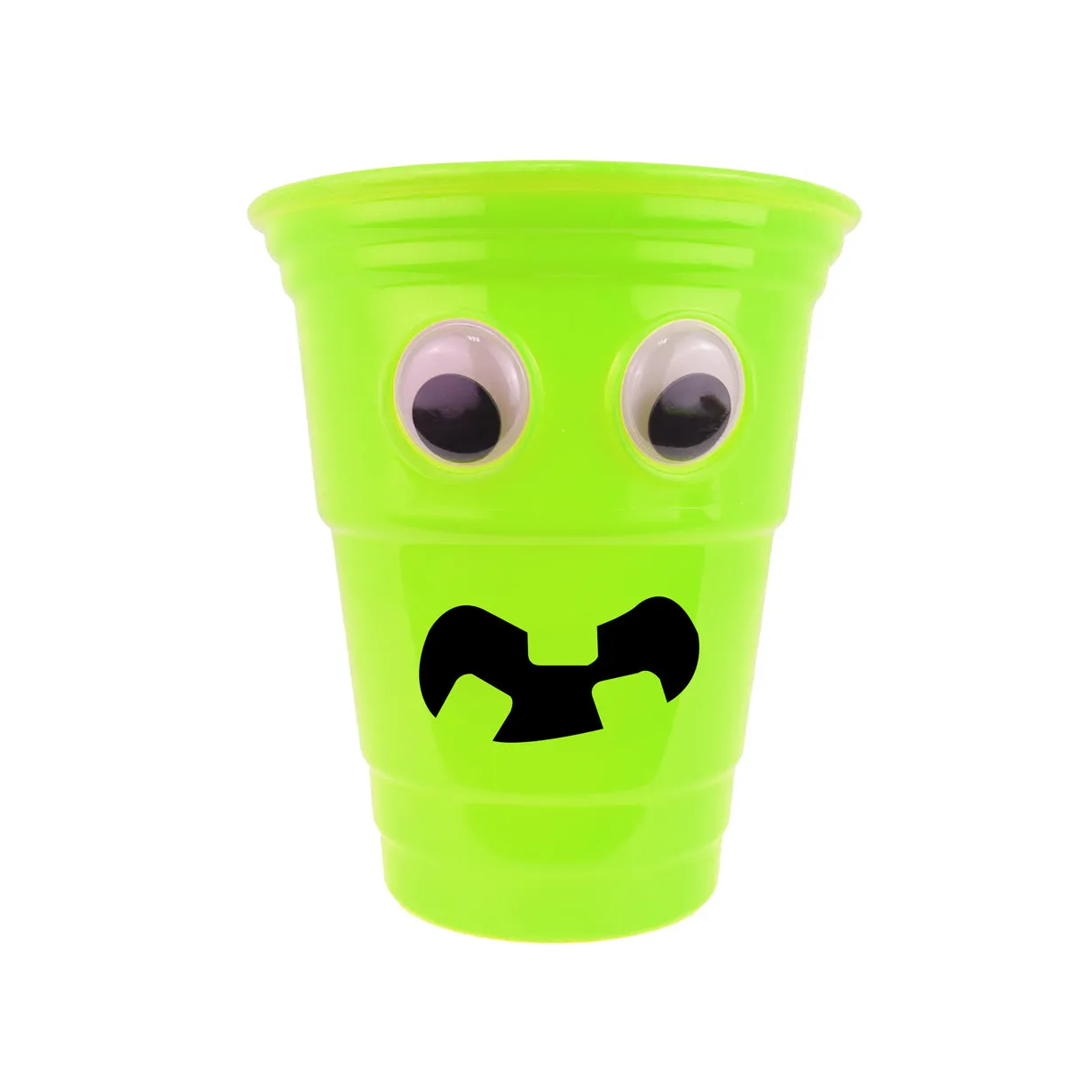 Vaso color Verde con Diseo de Halloween