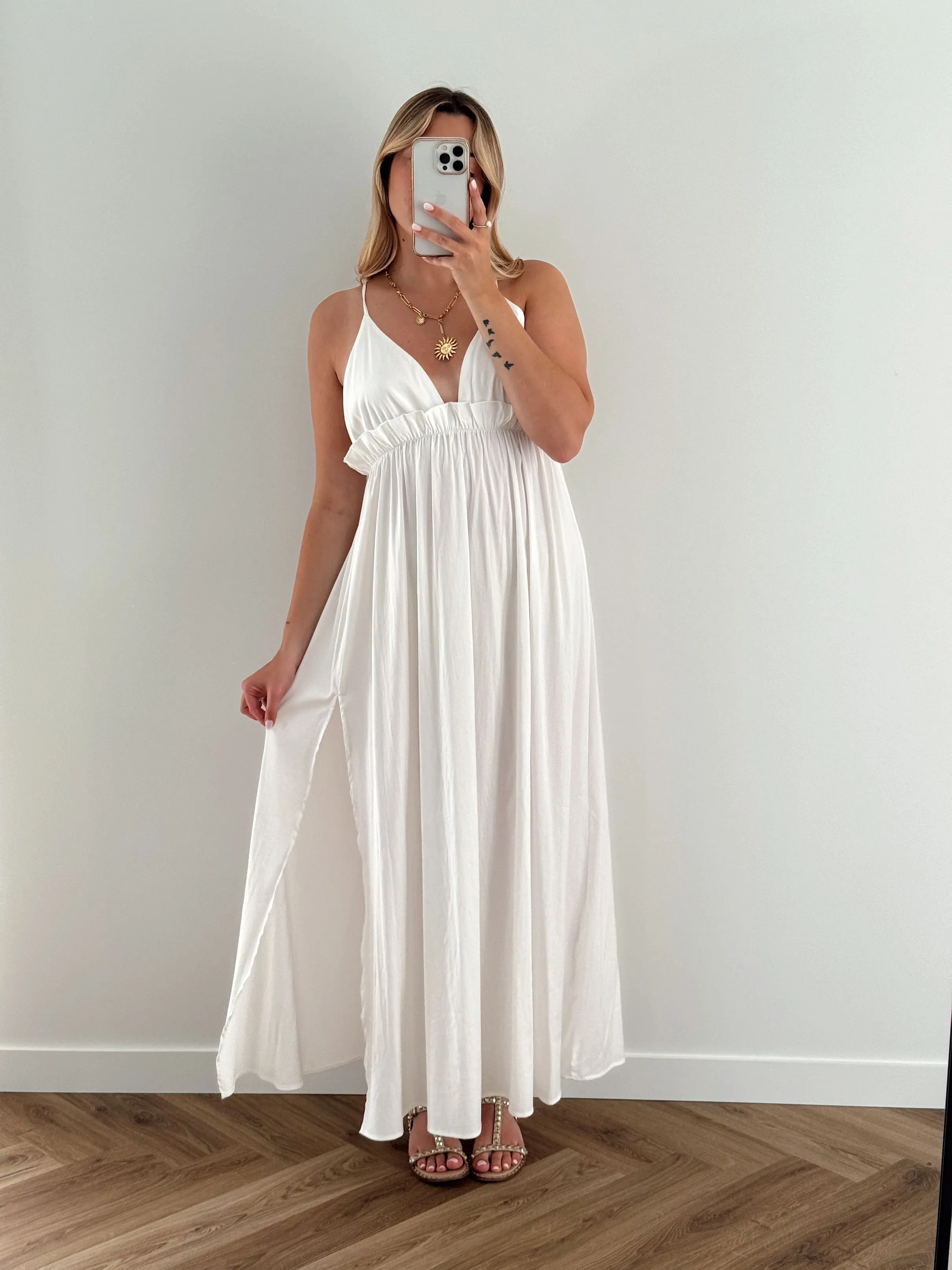 VESTIDO ANISSA - BLANCO