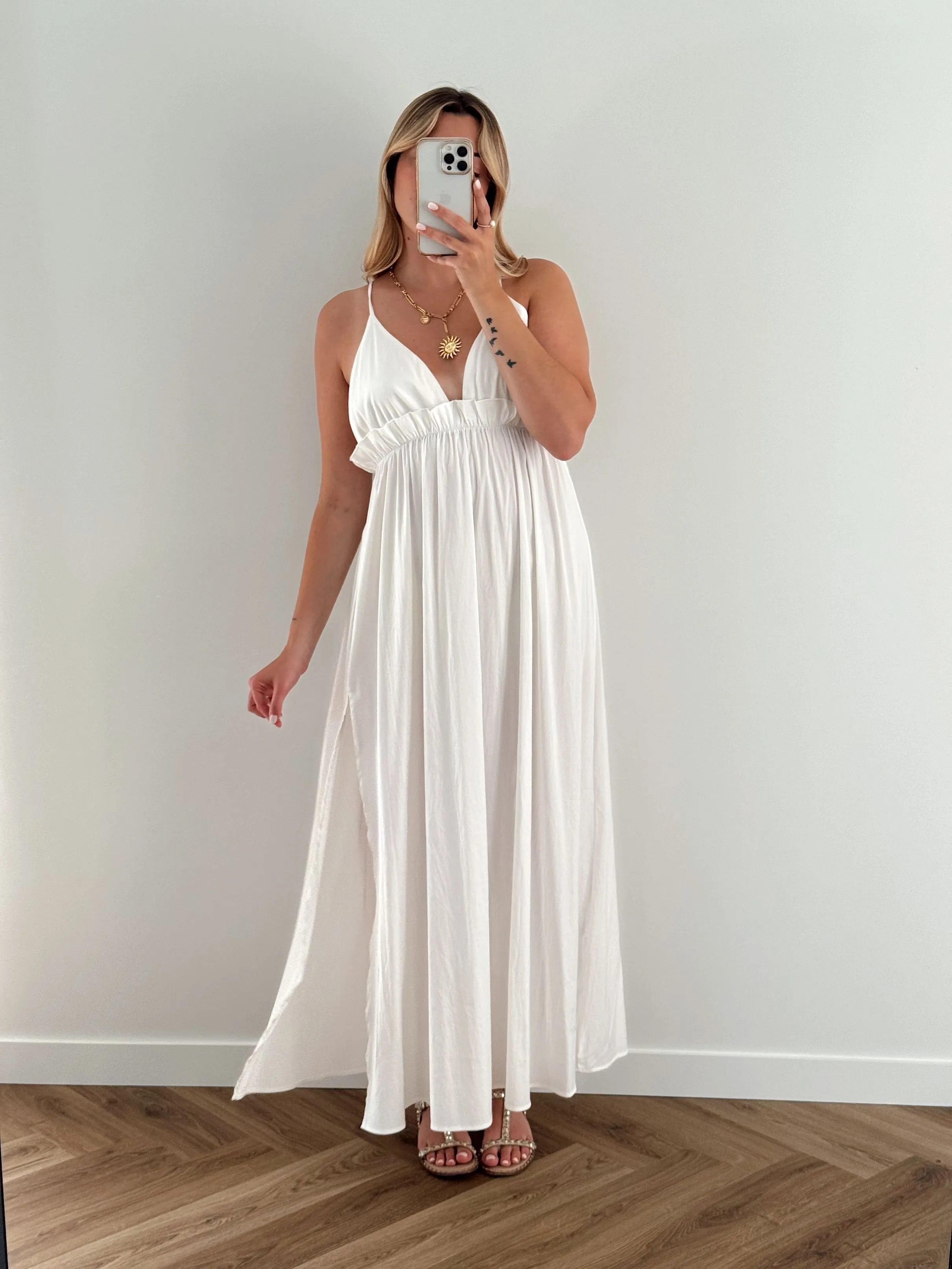 VESTIDO ANISSA - BLANCO