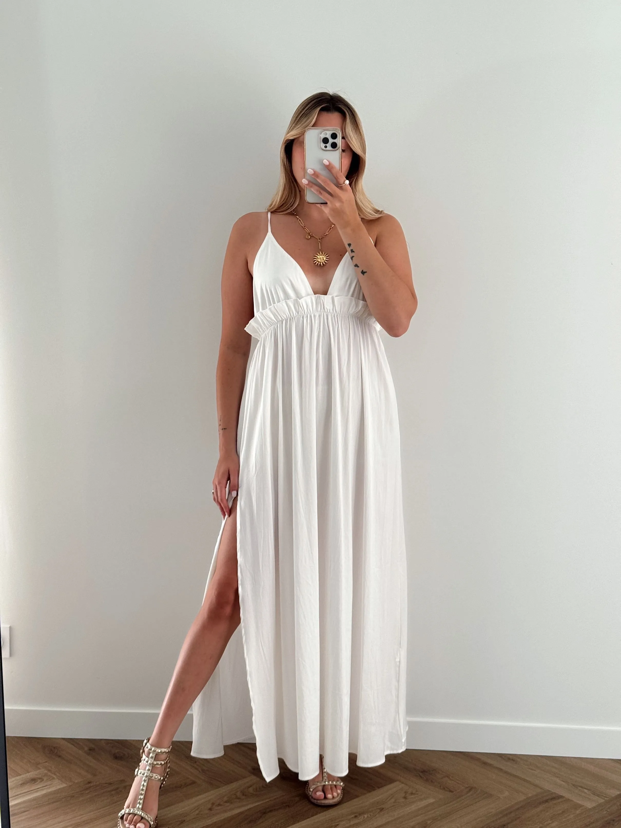 VESTIDO ANISSA - BLANCO