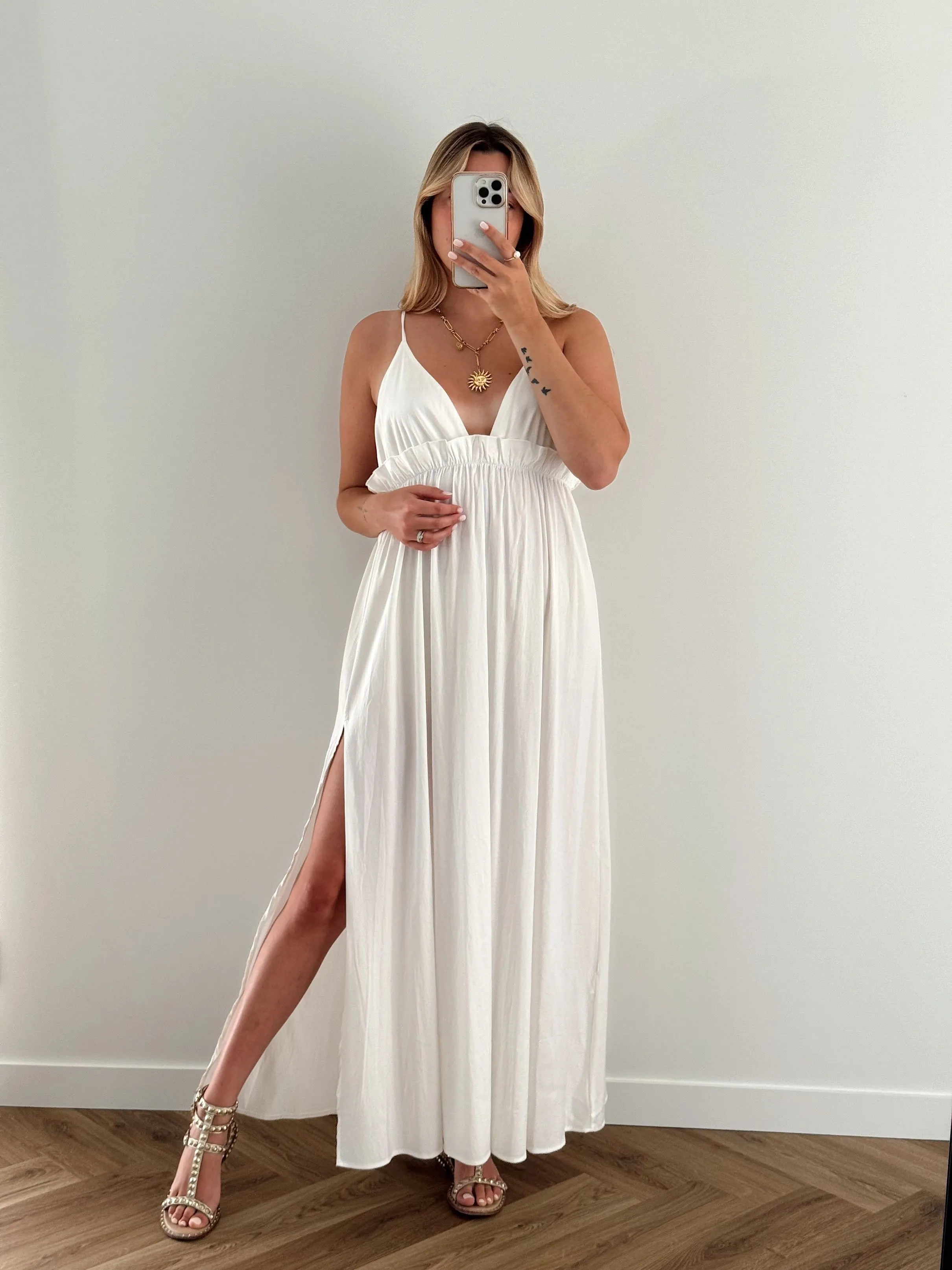 VESTIDO ANISSA - BLANCO