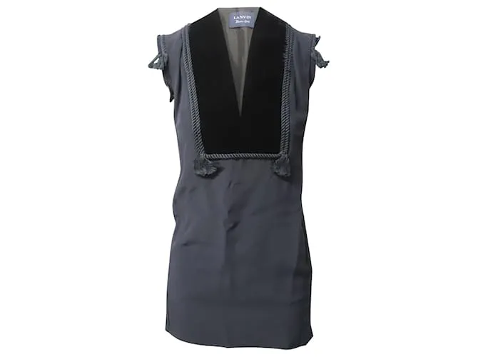 VESTIDO MINI LANVIN Gris 