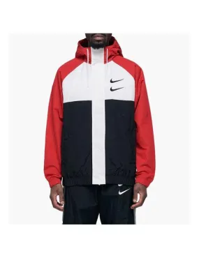 windbreaker nike negro/rojo hombre