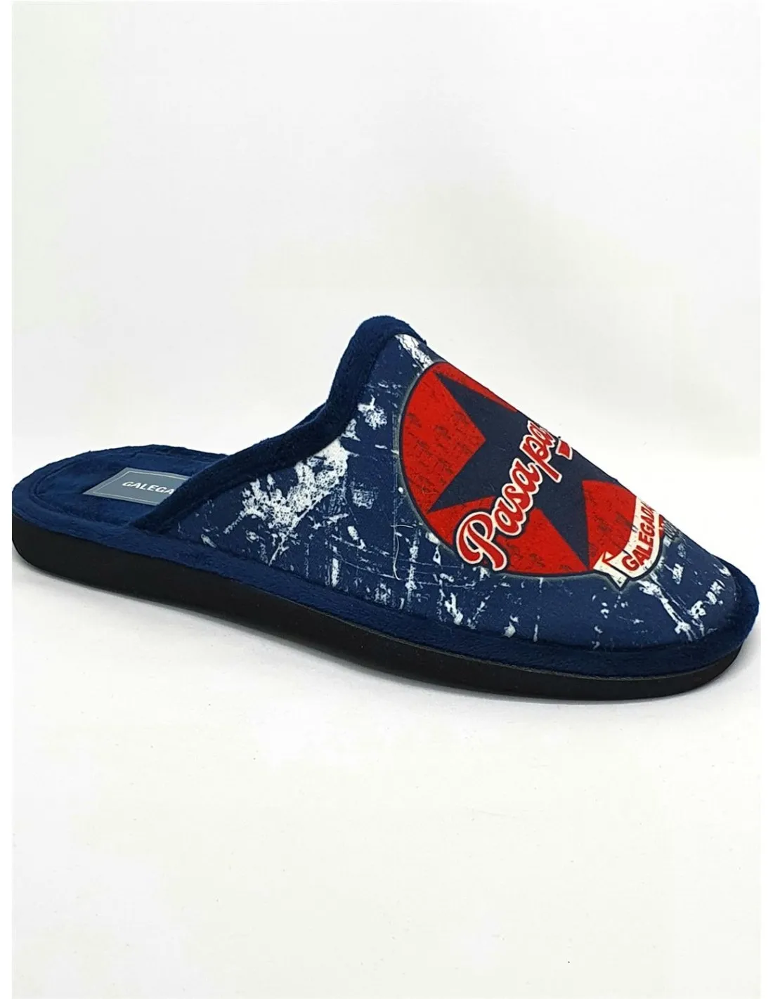 Zapatilla de casa de hombre Sual Slippers en azulon N697 - SUAL SLIPPERS