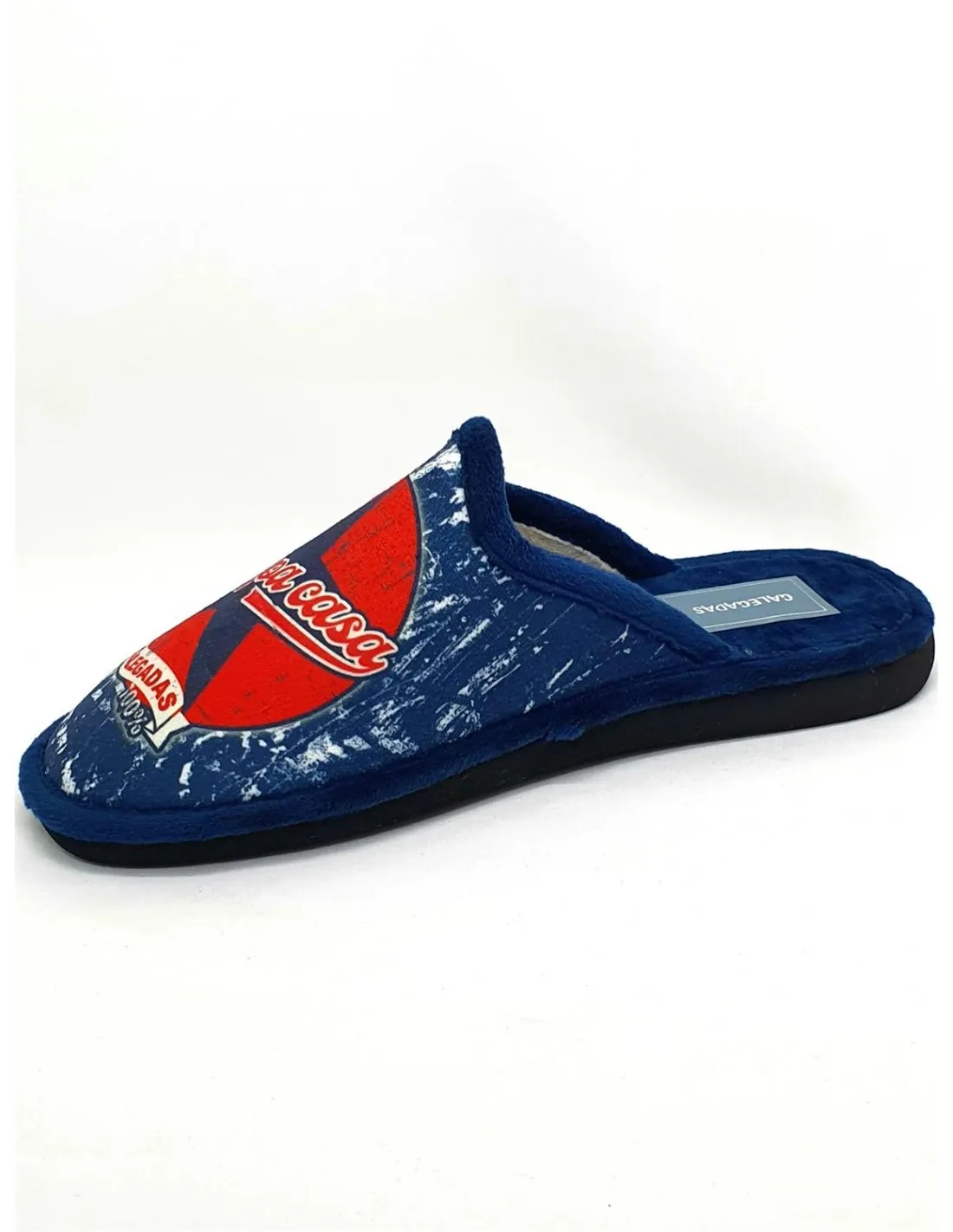 Zapatilla de casa de hombre Sual Slippers en azulon N697 - SUAL SLIPPERS