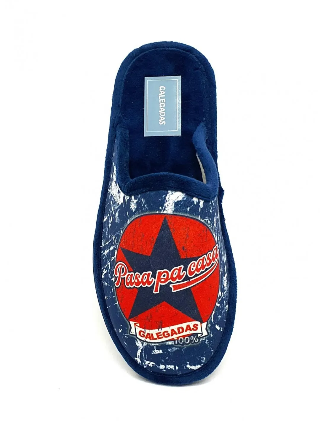 Zapatilla de casa de hombre Sual Slippers en azulon N697 - SUAL SLIPPERS