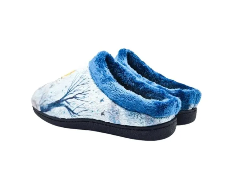 ZAPATILLA DE CASA DESCALZA PLUMAFLEX ROAL LLUVIA 12037