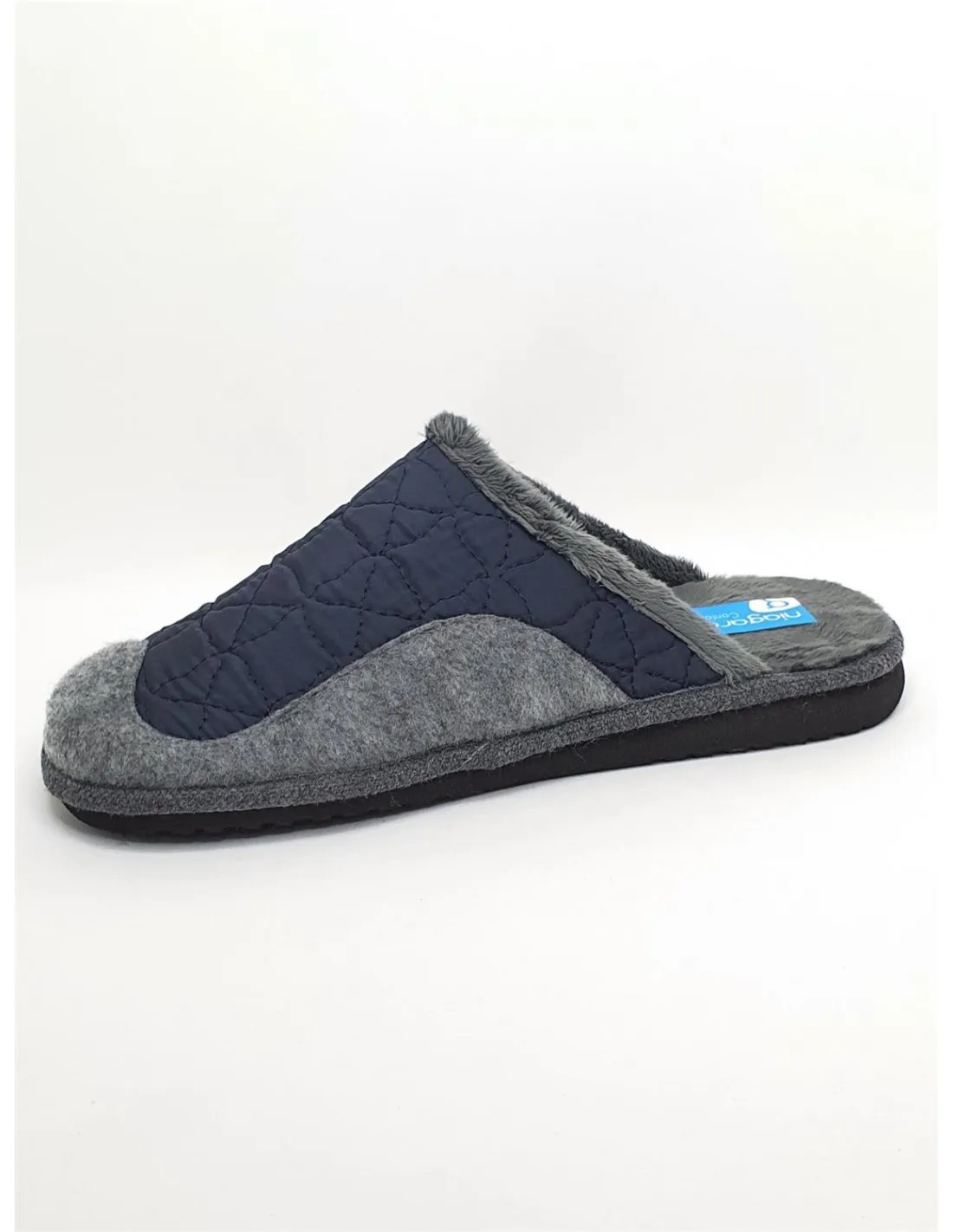 Zapatilla de casa para hombre Muro en azul marino 6624 - MURO